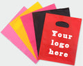 Cutom Plastic Bags With Logo, Printed Plastic Bags, Personalized Grocery Bags, Die Cut Handle Retail Bag For Clothes