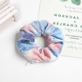 velvet zipper scrunchie