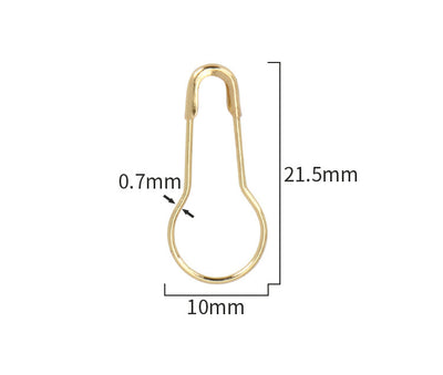 Safety pin in 4 colours