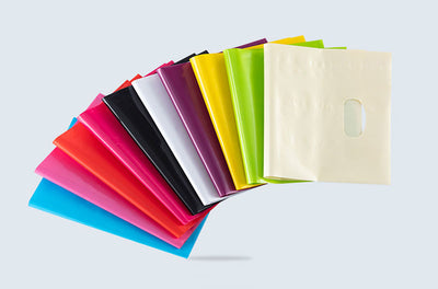 Cutom Plastic Bags With Logo, Printed Plastic Bags, Personalized Grocery Bags, Die Cut Handle Retail Bag For Clothes