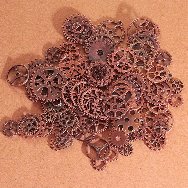 Kaufe Steampunk Vintage Metall Gemischte Zahnräder Zahnrad Charms