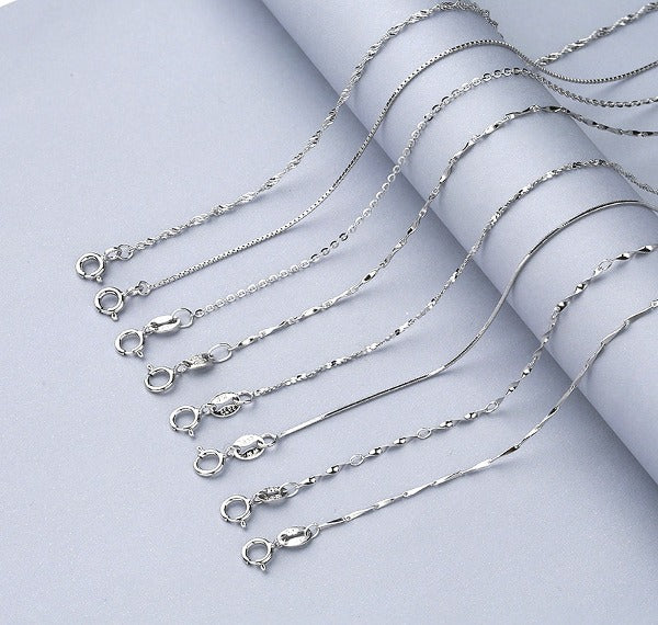 S925 Sterling Silver Chain, Bulk Chain, Jewelry Making Chain, Fine Chain, O  Links, Hypoallergenic,silver Women Chainrhodium Plating 