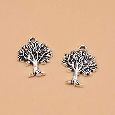 silver tree charm