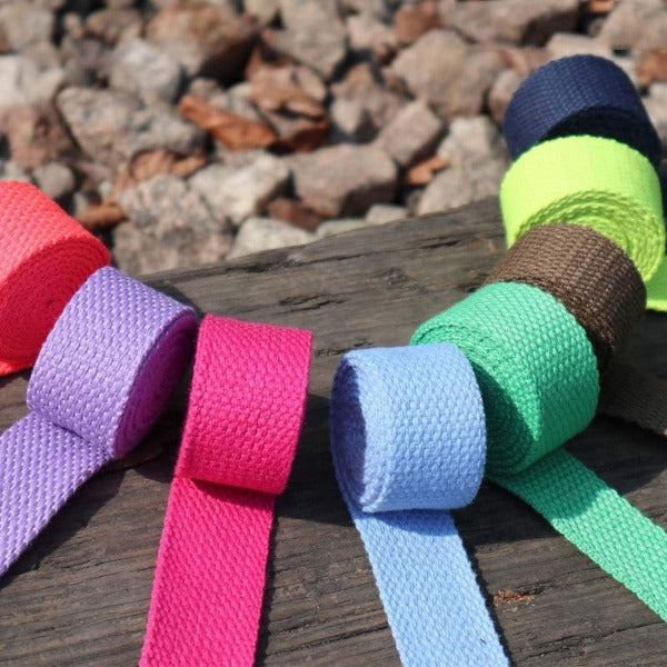 1.45mm thickness cotton strap webbing, Polyester webbing
