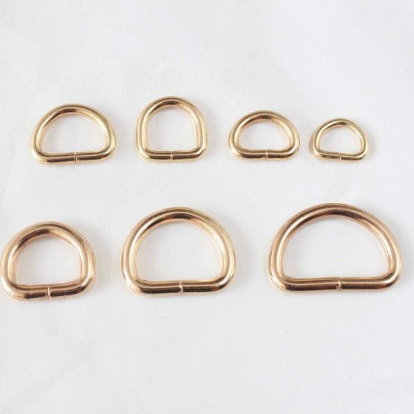 D Ring 20mm hook,Tie Down Trailer D Rings For Bags,Gold Purse D