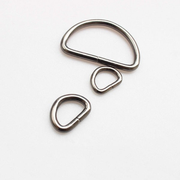 6 Pcs Flat D-ring Buckles Metal D-ring Findings D Rings High Quality D-rings  Handbag Purse Bag Making Hardware Supplies Purse Loop D Rings 