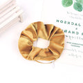 zipper scrunchies pink and yellow
