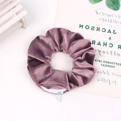 zipper pocket scrunchie