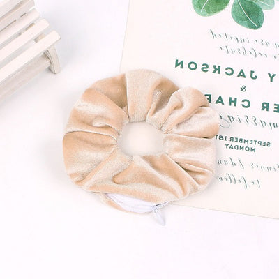 secret zipper scrunchie
